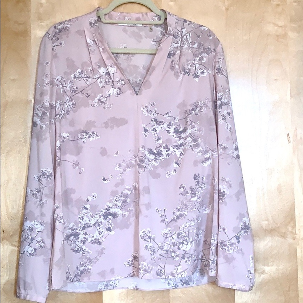 Long Sleeve Tahari Blouse